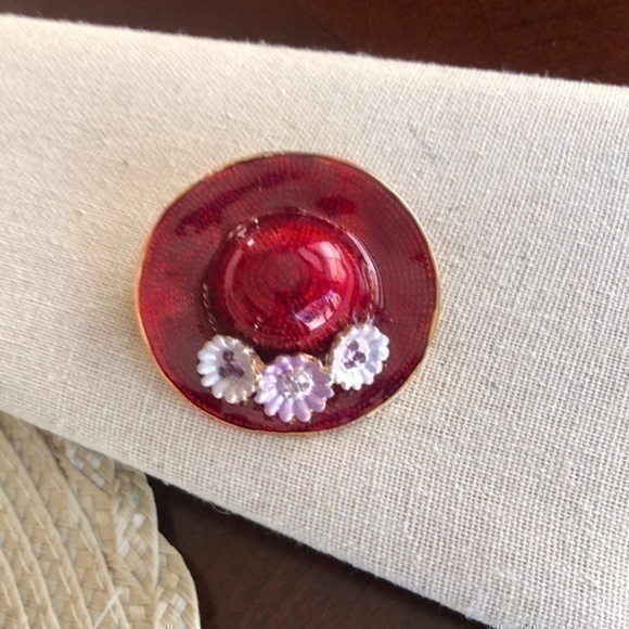 Vintage Hat Brooch - Picture 1 of 3
